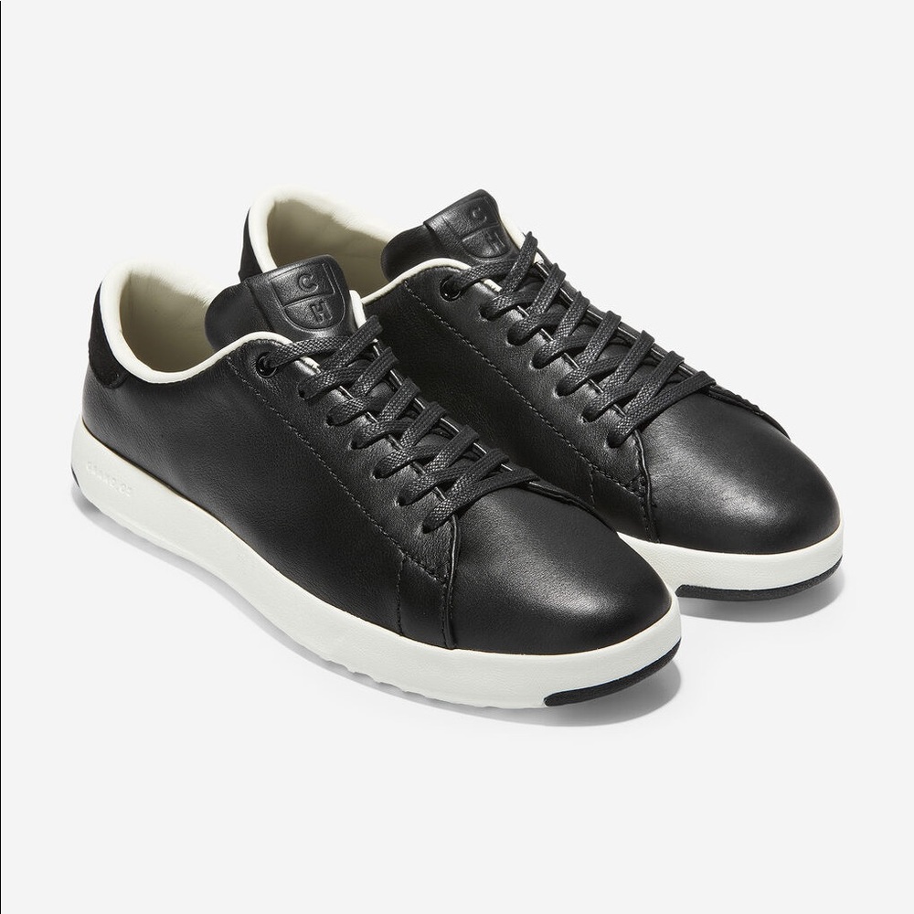 NEW Cole Haan Grandpro Tennis Sneaker Black Sz 5.5